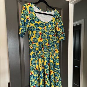 LulaRoe Women’s Size XL Floral Casual Dress